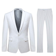 Load image into Gallery viewer, White Wedding Tuxedo